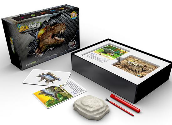 3D 魔法恐龙馆学习卡片