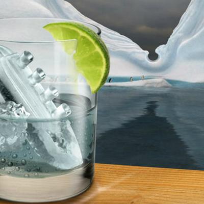 Gin&Titonic 泰坦尼克撞击冰山 制冰格