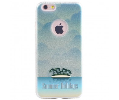 PHONEST 璀璨三合一 夏天系列 TPU手机保护壳 时尚软壳 for iPhone 6S Plus/6 Plus-Summer Holidays