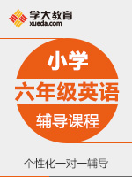 小学六年级英语一对一辅导冲刺课程 